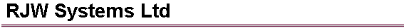 RJW Systems Ltd
